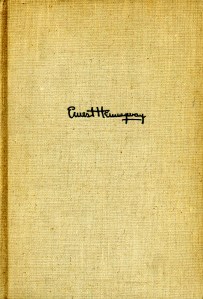 Book cover of "For Whom The Bells Toll" by Ernest Hemingway, 1940.