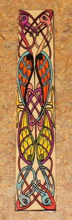 Colored in illuminated manuscript, 2017.