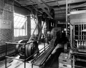 Chero-Cola Co./Royal Crown/Nehi bottling plant at 400 N. Main St. This bottling plant no longer exists, n.d. Source: Double Cola Company, MSS 283-020.