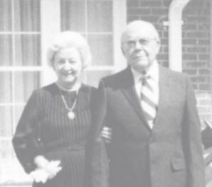 Frank F. McDonald, Sr. (right) was an early supporter of USI and former Evansville mayor, n.d. Source: Faces of Philanthropy (p. i, Vol. 1, 2008).