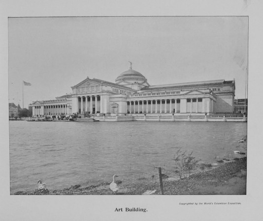 Art building, 1893. Source: Shepp's World's Fair Photographed, p. 293.