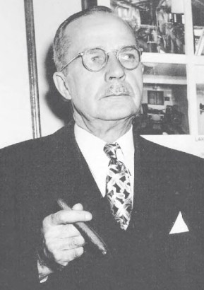 Robert H. Pott, the namesake of Pott College of Science, Engineering, and Education, holding a cigar in his right hand, n.d. Source: USI.edu