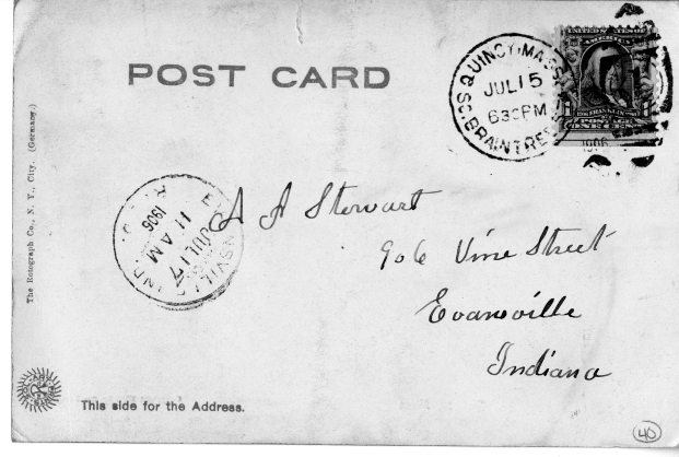Undivided postcard. n.d. Source: Postcard collection, MSS 010-040.