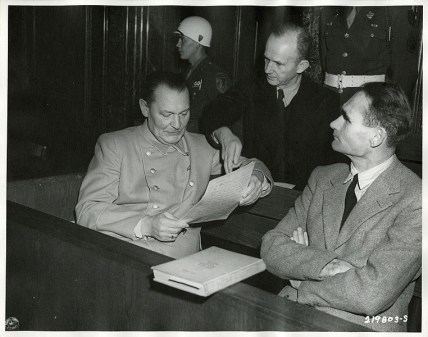 Defendants at Nuremberg