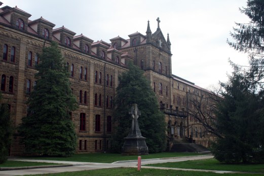 Saint Meinrad Archabbey seminary in Spencer County, Indiana, 2009. Source: Donald Janzen collection, CS 662, 191dc-0021.