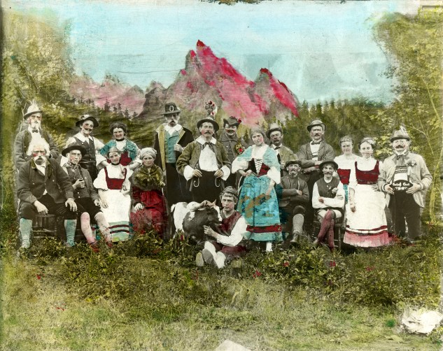 August Illing with members of the Germania Maennechor in Evansville, Indiana, n.d. Source: Oramay Cluthe-Eades (MSS 091-001).