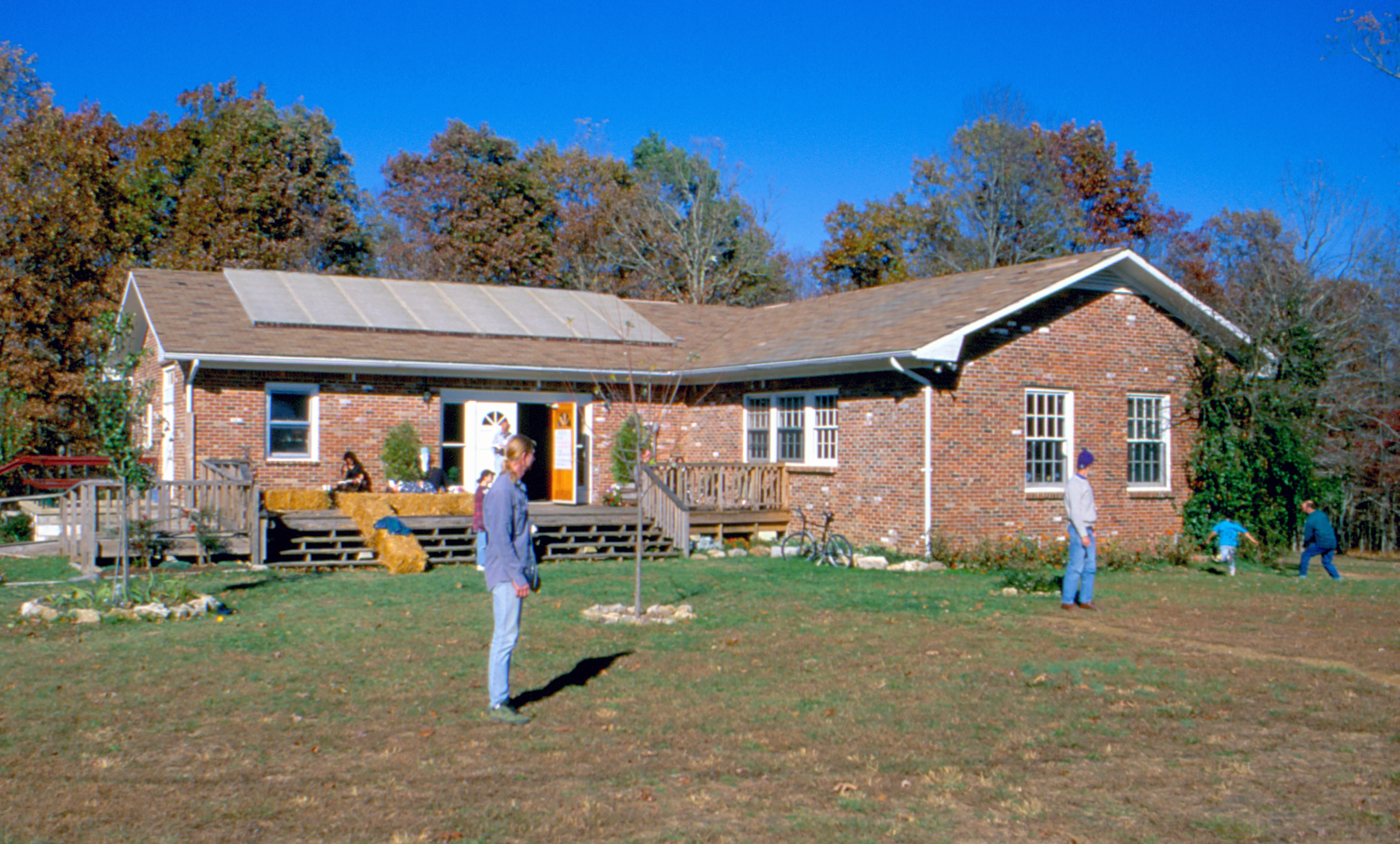 Conference Center at The Farm, 1996. Source: Donald Janzen collection (CS 662-70sc-0036c).