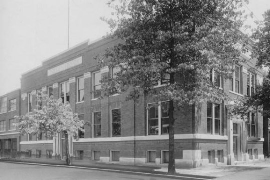 This 1916 image of the "new, old" police station is from the private collection of noted Evansville cartoonist Karl Kae Knecht. Source: Willard Library.