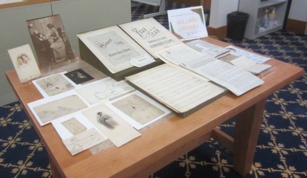 Personal papers of Albion Fellows Bacon from Willard Library.