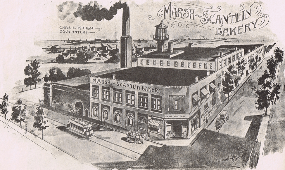 Original Marsh-Scantlin Bakery at 401 NW 2nd St. in Evansville, IN